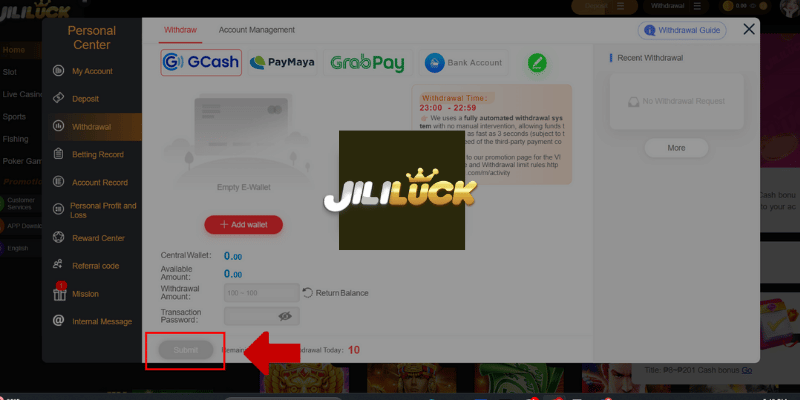 Detailed Steps for Quick Withdrawal from JILILUCK for Newbies